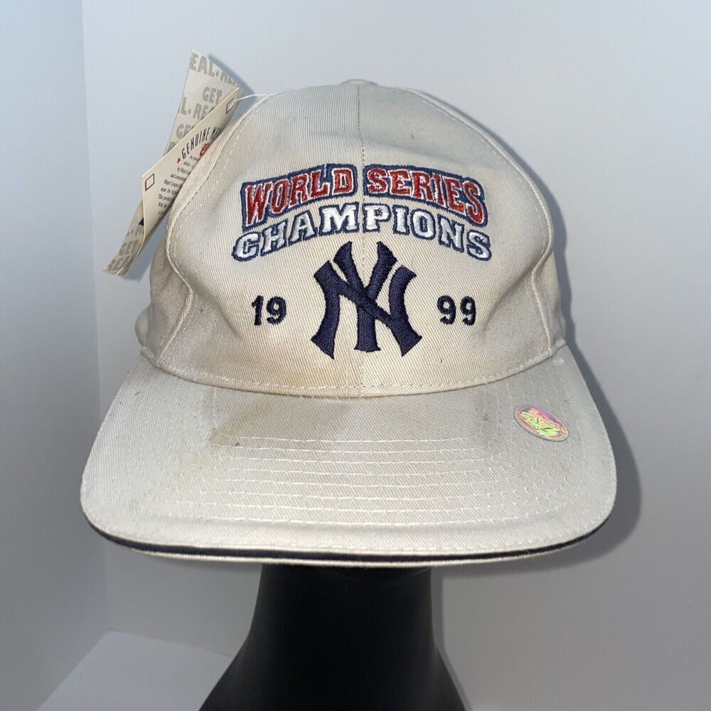 NEW YORK YANKEES WORLD SERIES CHAMPIONS 1999 TEAM MLB HAT CAP C STORE RARE LOGO